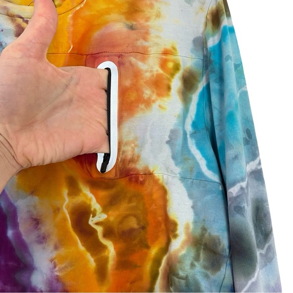 Handmade Geode Tie Dye Tee Tshirt Mens Size Small Shirt Reflective Upcycled - Picture 5 of 12